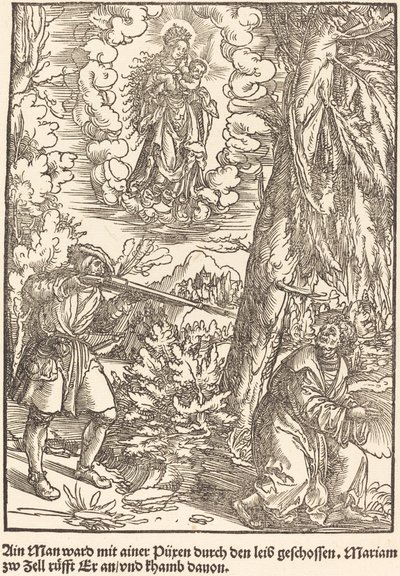 Ain Man ward mit ainer Puren ... da Master of the Miracles of Mariazell