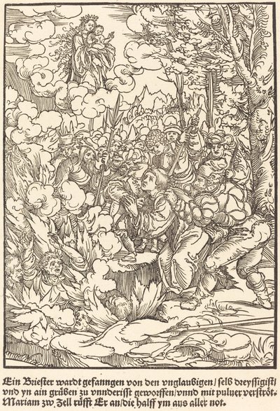Un prete è stato catturato da Master of the Miracles of Mariazell