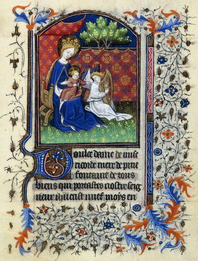Vergine incoronata, c.1430-1440 da Master of the Munich Golden Legend