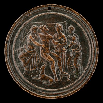 Meleagro e Atalanta, quarto quarto del XV secolo da Master of the Orpheus Legend