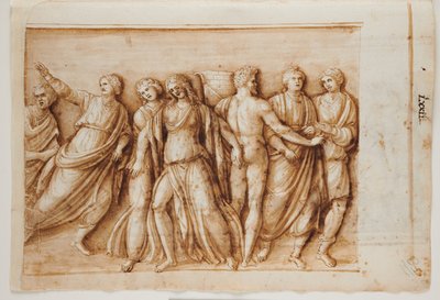 Il ritorno di Meleagro da un sarcofago romano, Roma, Palazzo Barberini da Master of the Oxford Album