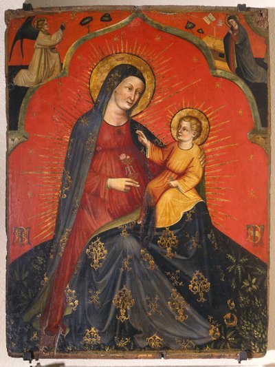 Madonna e Bambino e Annunciazione da Master of the Pesaro Crucifix