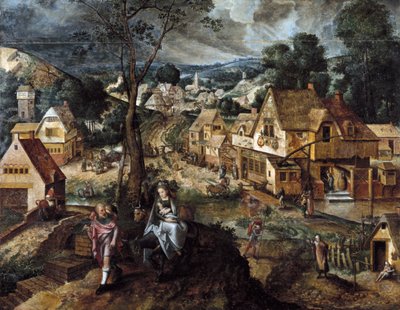 Fuga in Egitto da Master of the Prodigal Son