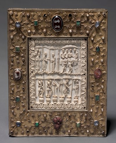 Reliquiario a forma di libro, c.1000 da Master of the Registrum Gregorii