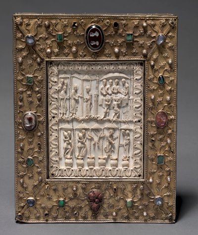 Reliquiario a forma di libro, c. 1000 da Master of the Registrum Gregorii