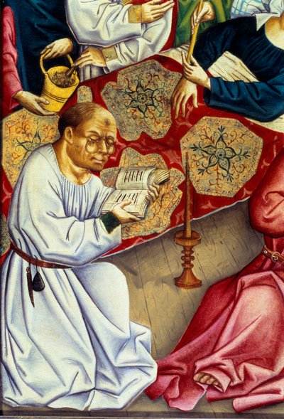 La morte della Vergine (dettaglio) da Master of the Rhine