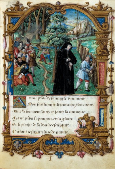 Rappresentazione della Regina di Navarra Margherita d