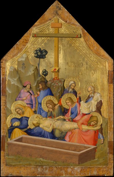 La Lamentazione da Master of the Saint George Codex