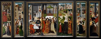 La vita e i miracoli di Santa Godelieve da Master of the Saint Godelieve Legend