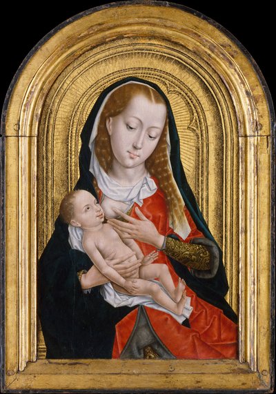 Vergine e Bambino, 1475-99 da Master of the Saint Ursula Legend