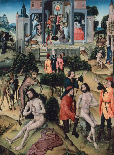 Scene dalla vita di Giobbe da Master of the St. Barbara Legend