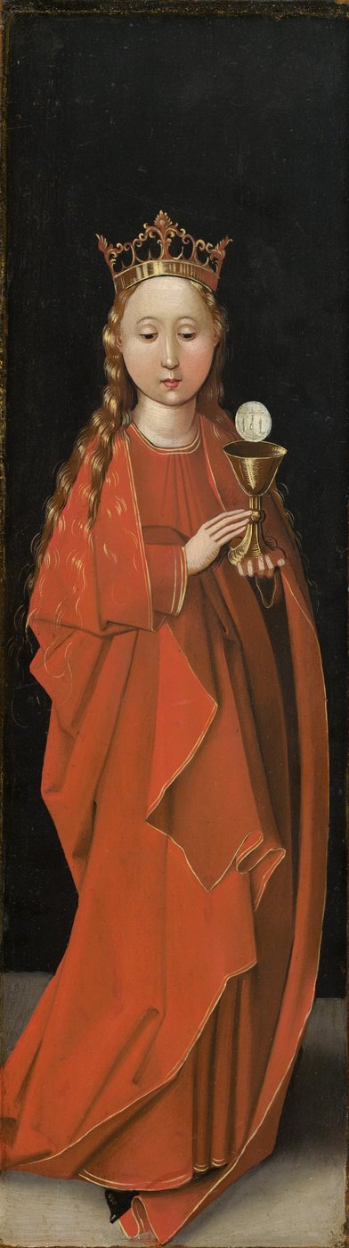 Santa Barbara [ala sinistra esterna] da Master of the Starck Triptych