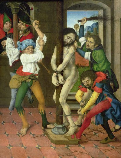 La flagellazione di Cristo, pannello laterale dell
