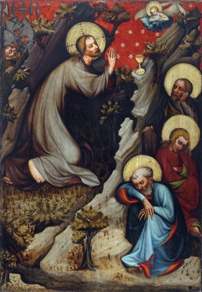 Agonia nel giardino degli Ulivi da Master of the Trebon Altarpiece