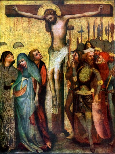 Crocifissione, prima del 1400 da Master of the Trebon Altarpiece