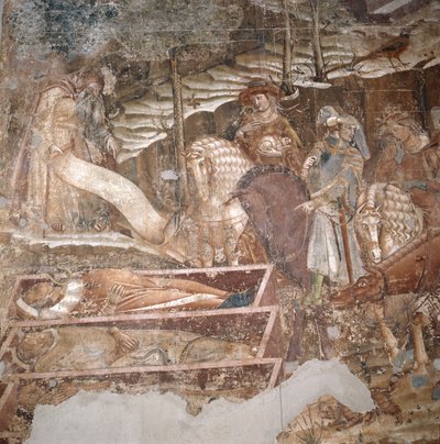 Il trionfo della morte (dettaglio) da Master of the Triumph of Death