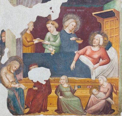 Nascita del Battista (dettaglio) da Master of the Urbino Coronation