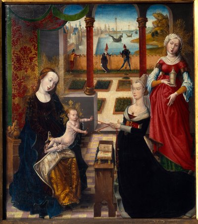 Vergine e Santa Maria Maddalena da Master of the View of St. Gudule