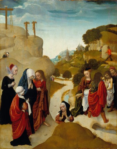 Sepoltura di Cristo, 1490 circa (olio su tavola) da Master of the Virgo Inter Virgines