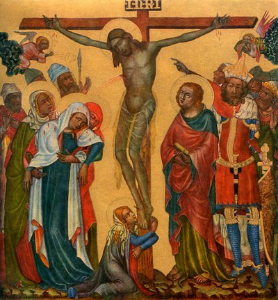 Crocifissione, c. 1350-1955 da Master of the Vyssi Brod Altar
