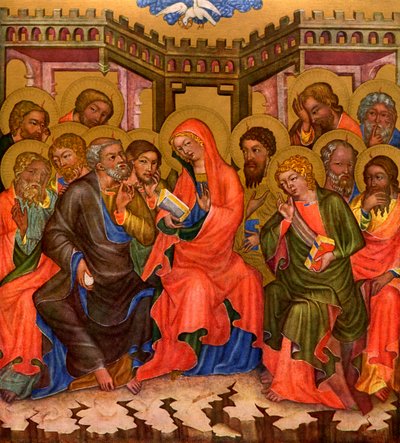 Discesa dello Spirito Santo da Master of the Vyssi Brod Altar