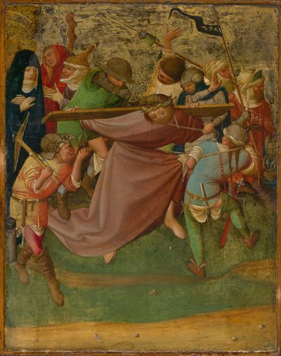 Cristo che porta la croce, 1420-25 da Master of the Worcester Carrying of