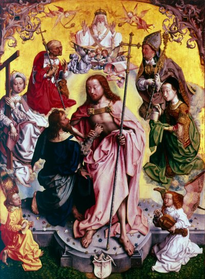 San Tommaso che mette la mano nella ferita di Cristo, c1499 da Master of the altarpiece of St