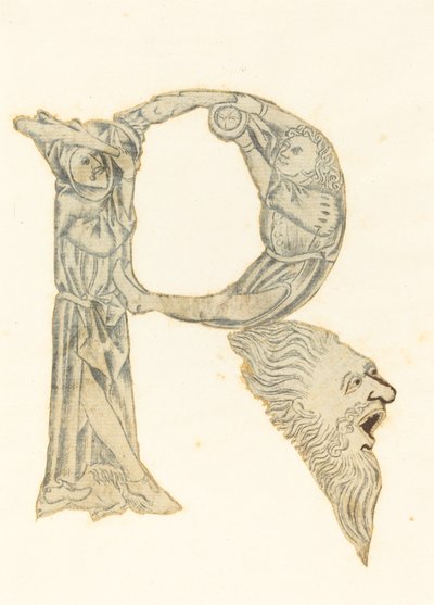 La Lettera P (convertita in R) da Master with the Banderoles