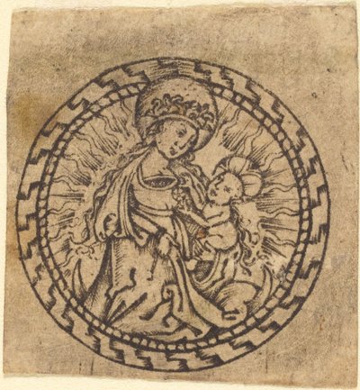 Madonna col bambino da Master with the Flower Borders