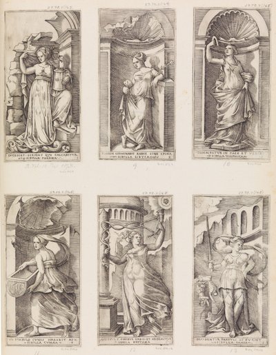 La Sibilla Libica, XVI secolo da Master with the Name of Jesus