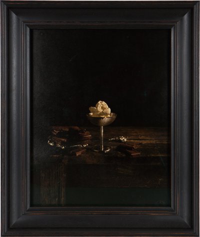 Last Meal on Death Row, Dobie Gillis Williams, 2012 (stampa a trasferimento digitale su pergamena di pelle di capra) da Mat Collishaw