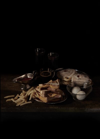 Ultimo pasto nel braccio della morte, Texas; Gary Miller, 2011 (fotografia in formato C) da Mat Collishaw