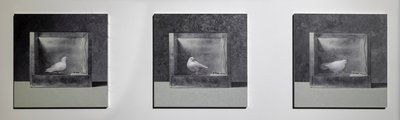 Camera di condizionamento operativo 3, 2022 (olio su pannello di alluminio) da Mat Collishaw