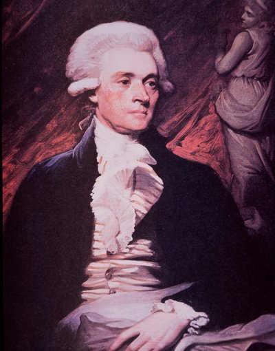 Thomas Jefferson come ambasciatore degli Stati Uniti in Francia da Mather (after) Brown