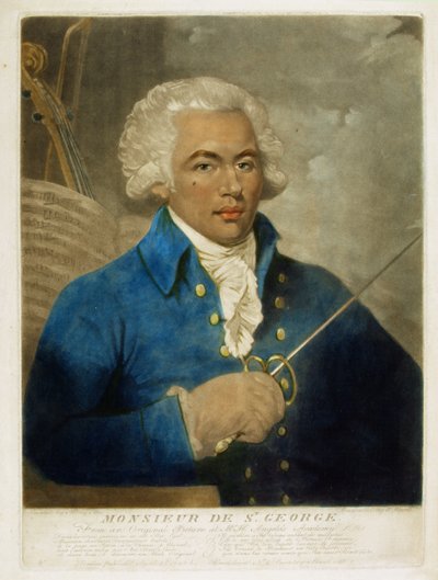 Monsieur de St. George, inciso da W. Ward, 1788 da Mather Brown