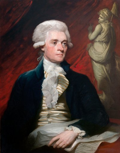 Ritratto di Thomas Jefferson da Mather Brown