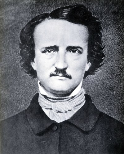 Ritratto dello scrittore americano Edgar Allan Poe (1809 - 1849) fotografia di Brady nel XIX secolo da Mathew B. Brady