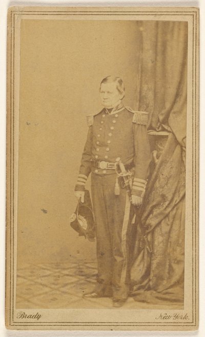 Konteradmiral Jas. Smith, U.S.N. Ch. Bu of Jacks & (---illeg.) Feb 9. 63. da Mathew B. Brady