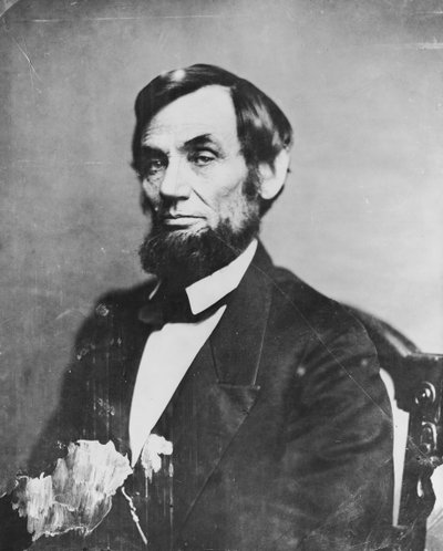 Abraham Lincoln, 1861 da Mathew B. Brady
