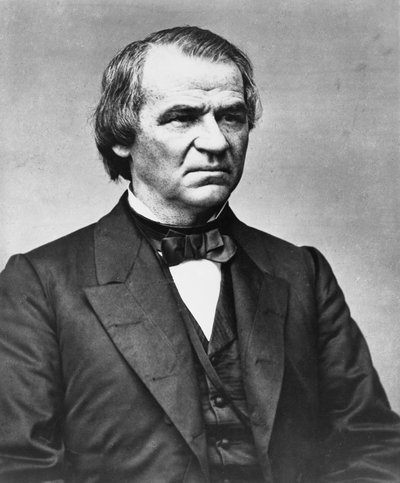 Andrew Johnson da Mathew B. Brady