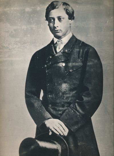 Edoardo VII come Principe di Galles, New York, 1860 da Mathew B. Brady
