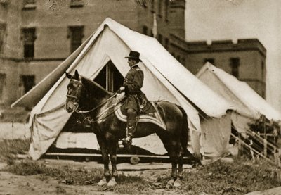 Generale Hooker a cavallo da Mathew B. Brady