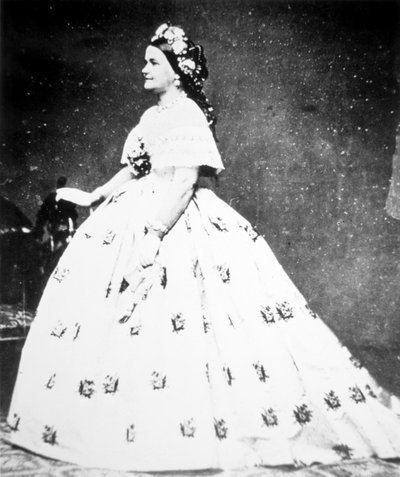 Mary Lincoln (1818-82) 1861 da Mathew Brady