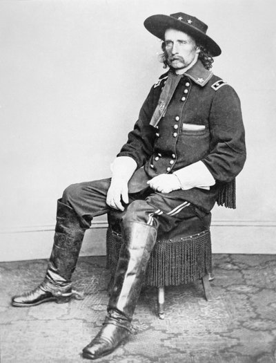 Ritratto del generale Armstrong Custer (1839-1876) da Mathew Brady