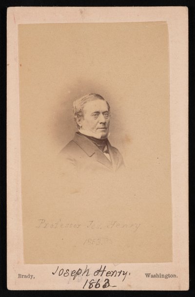 Ritratto di Joseph Henry 1797-1878, 1863 da Mathew Brady