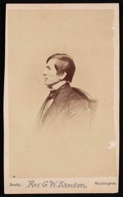 Ritratto del Rev. George Whitefield Samson da Mathew Brady