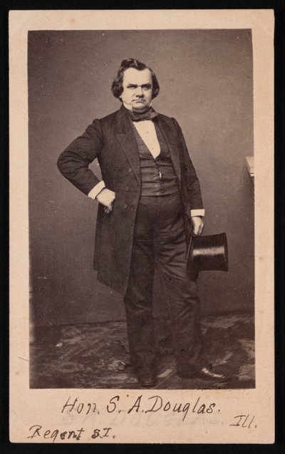 Ritratto di Stephen Arnold Douglas 1813-1861, prima del 1861 da Mathew Brady