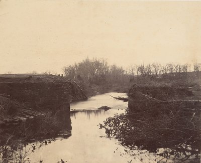 Rovine del ponte di pietra - Bull Run, 1862 da Mathew Brady