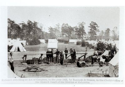 Quartier generale degli Yankee, campo Whinfield, 3 maggio 1862 da Mathew B. Brady