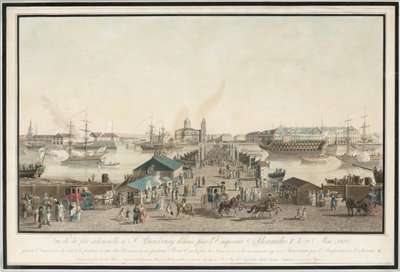 Primo anniversario di San Pietroburgo, centenario della città, maggio 1803, 1804 da Mathias Gabriel Lory